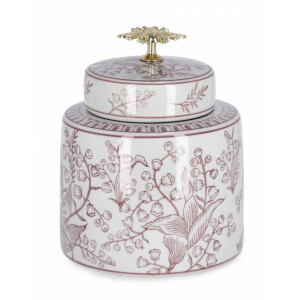 Set 2 boluri decorative portelan 15x19 cm