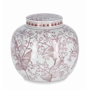 Set 2 vaze flori portelan 20x18 cm