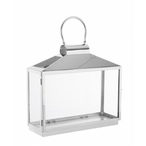 Felinar otel argintiu Nilak 40.5x14.5x39 cm