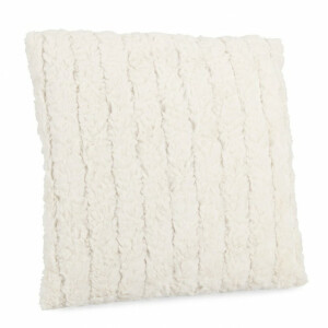 Set 6 perne textil ivoire Wolly 45x45 cm