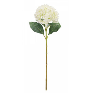 Set 12 Hortensii artificiale alb verde 30x25x67 cm