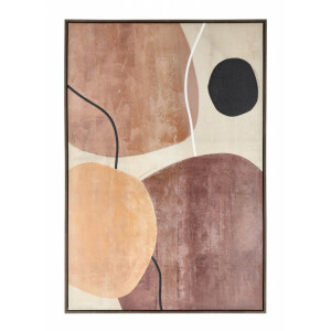 Tablou canvas in ulei abstract Gallery 82.6x4.3x122.6 cm