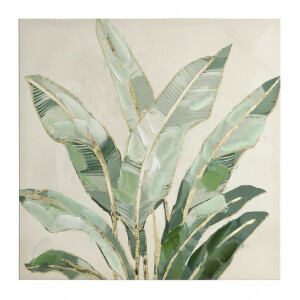 Tablou canvas Leaf 80x3,5x80h