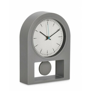 Ceas masa cu pendul gri Patrik 19.6x6x27.3 cm