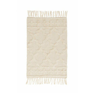 Covoras bumbac ivoire Namiko 60x90 cm