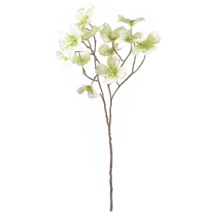 Crenguta artificiala flori cornus alb 73 cm