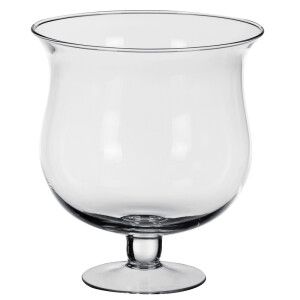 Vaza flori sticla transparenta  23,5 x 26 cm