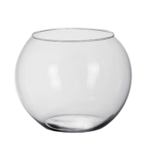 Vaza flori sticla transparenta 30 x 24,5 cm