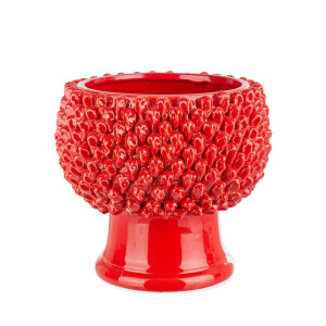 Vaza flori ceramica rosie Ø29x26,5h