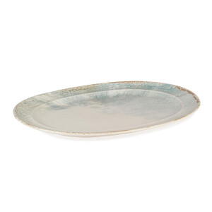 Platou piatra alba albastra Beja 42x32x3h