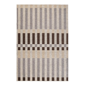 Covor poliester gri maro bej Hada 200x290x0,3h