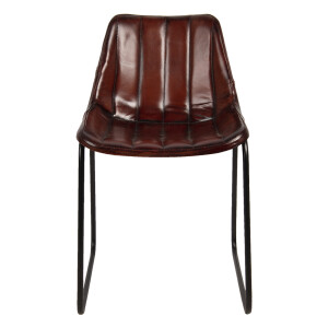 Scaun fier piele 46x48x79 cm