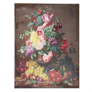 Tablou canvas Flowers 60x3x80 cm