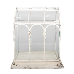 Mini sera fier sticla 56x32x65 cm