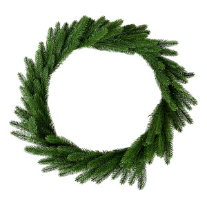 Coronita Craciun brad artificial verde Ø 65x10 cm