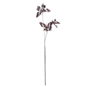 Crenguta decorativa Fluturasi multicolori HL 10x10x65 cm