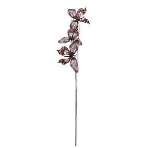 Crenguta decorativa Fluturasi maro HL 10x10x65 cm