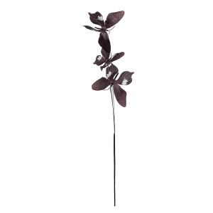 Crenguta decorativa Fluturasi maro alb HL 10x10x65 cm