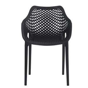 Scaun plastic negru 55x52x81 cm