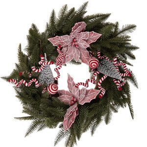 Coronita Craciun brad artificial decorata  Ø 60x20 cm