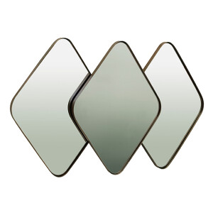 Oglinda perete metal maro 110x6x70 cm