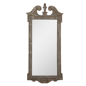 Oglinda perete lemn verde maro vintage 65x3x145 cm