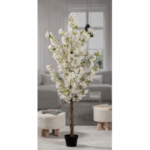 Copac flori artificiale albe 170 h