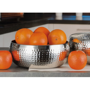 Bol otel argintiu 24 x 9 cm