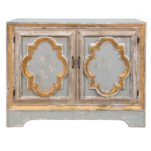 Comoda lemn bej gri 120x38x91 cm