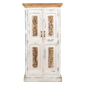 Dulap lemn alb maro 76x38x151 cm