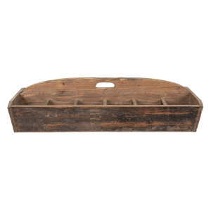Cutie depozitare lemn maro 89x32x23 cm