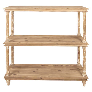 Raft lemn maro 110x40x113 cm
