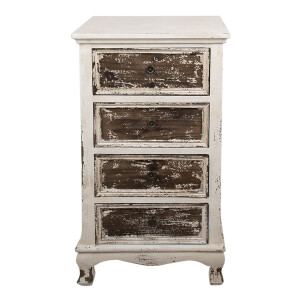 Comoda lemn maro bej 44x35x81 cm