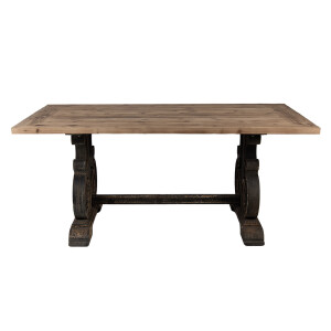 Masa dining lemn masiv maro vintage 180x90x78 cm