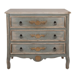 Comoda lemn verde maro 95x38x90 cm