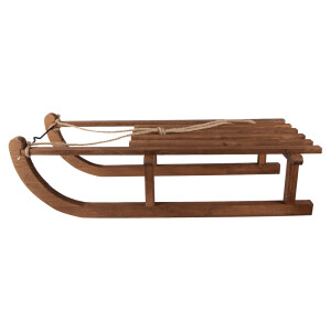 Sanie decorativa lemn maro 80x37x20 cm