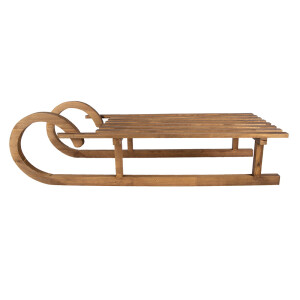 Sanie decorativa lemn maro 100x37x27 cm