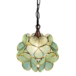 Lustra Tiffany metal sticla 21x21x17/90 cm 