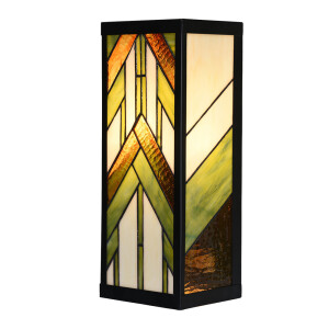 Aplica Tiffany metal sticla 16x14x40 cm E27