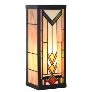 Aplica Tiffany multicolora 14x16x40 cm E27