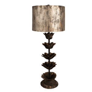 Veioza metal maro cupru 30x81 cm