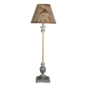 Veioza lemn metal multicolor vintage 24x72 cm, E27