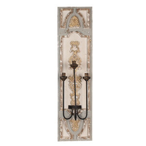 Aplica lemn metal multicolor 31x19x120 cm, E14