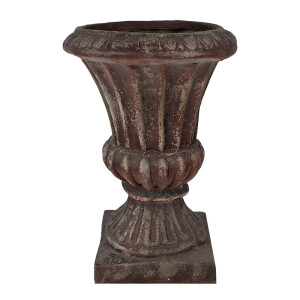 Ghiveci flori ceramica maro 40x40x52 cm