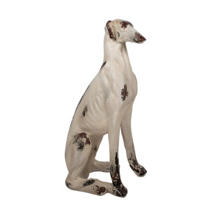Figurina Catelus ceramica bej 37x24x79 cm