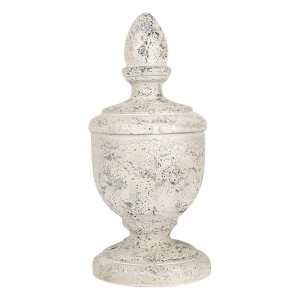 Decoratiune ceramica bej vintage Ø 22x48 cm