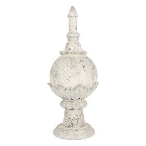 Decoratiune ceramica bej vintage Ø 24x61 cm