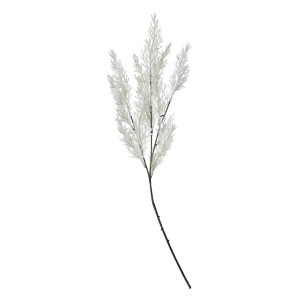 Set 6 plante artificiale plastic alb 75 cm