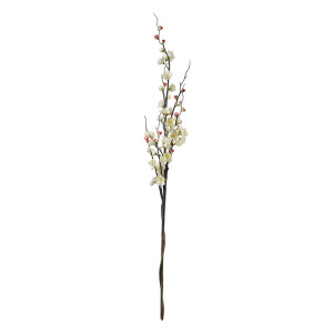 Set 3 flori artificiale albe maro 7x7x115 cm