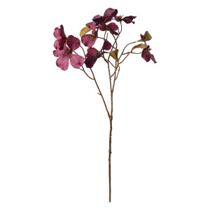 Floare artificiala violet maro 12x8x72 cm